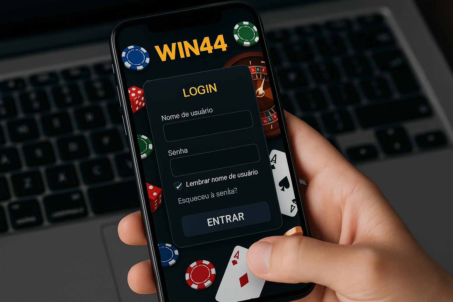 Criar uma nova Conta no plataforma WIN44  